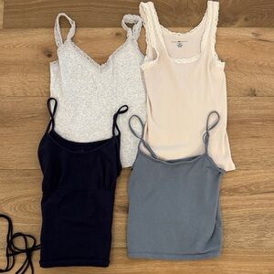 Brandy Melville Set of Four Tank Tops
